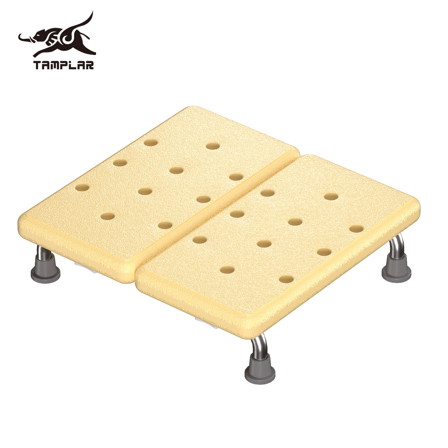 PBLP-4 Standard Height Dog Bath Tub Drain Platform Sturdy Metal Legs for Salon and Home Use OEM Supply Splicing small sizes plate