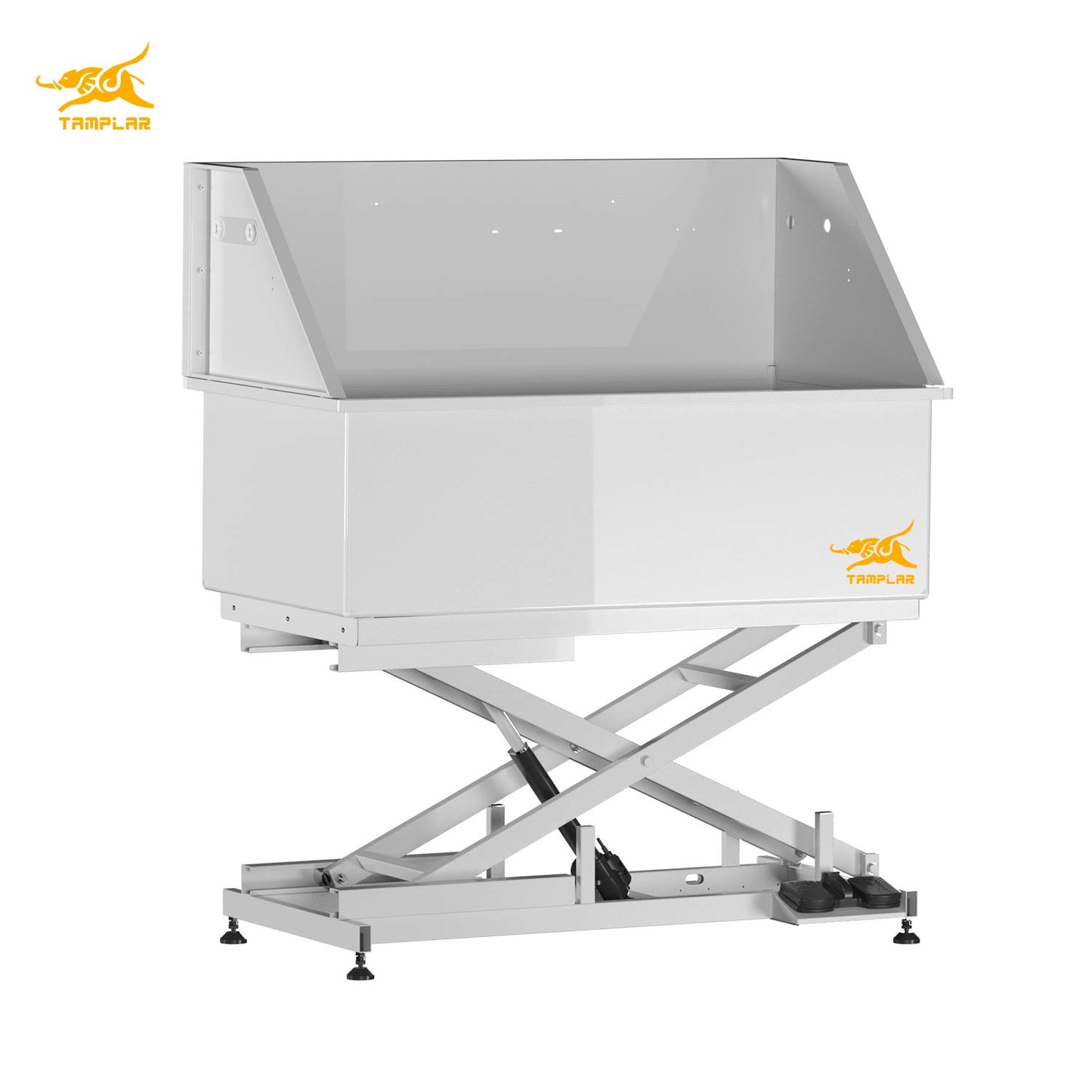 BT-50EC Wholesale Stainless Steel Adjustable Electric Lift Pet Animal Shower Beauty Ceramic Paint Bathtub Dog Sink