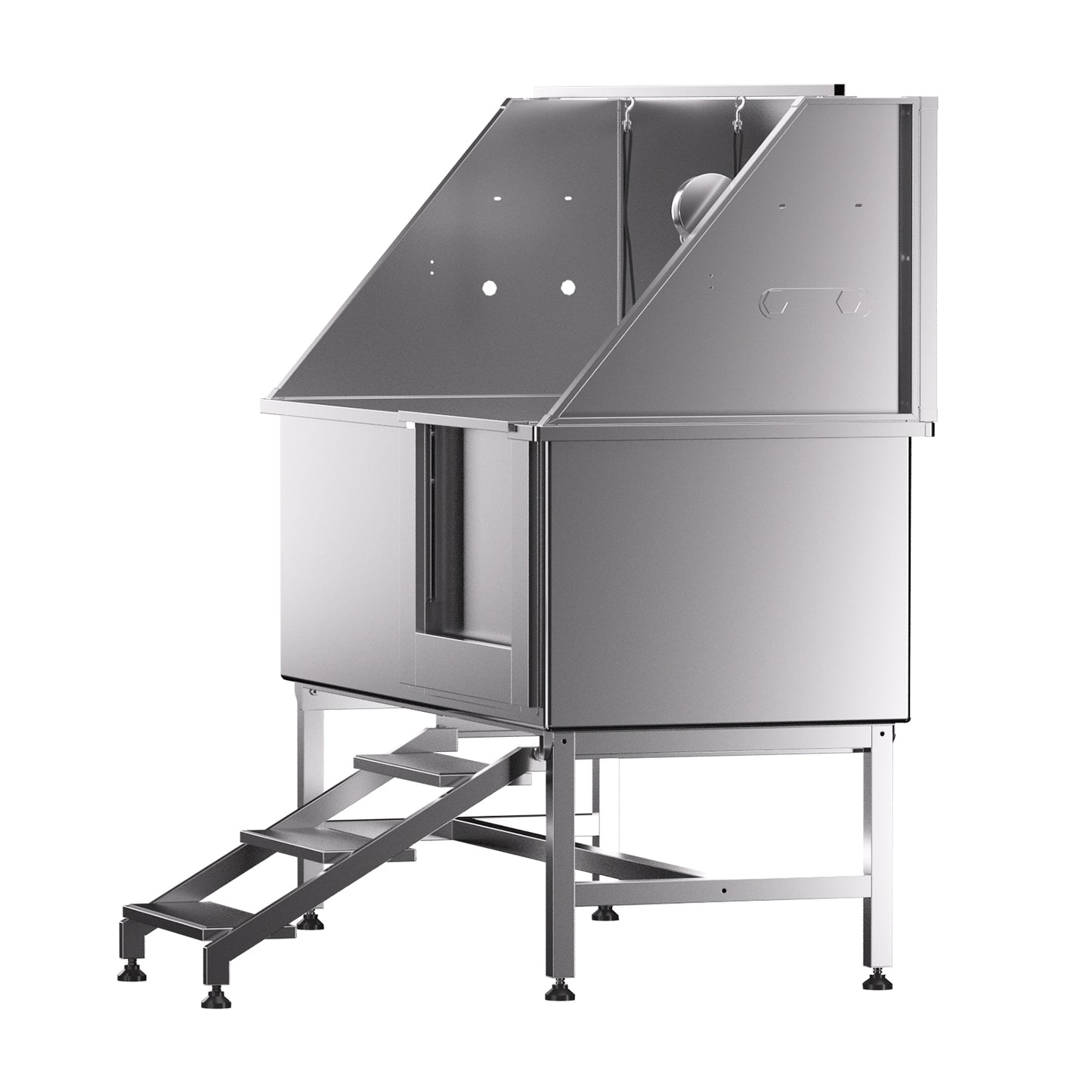 BT-62P 62in Pet Dog Grooming Bath Tub spa bath tub With pet fixed rope With storage and rack stairs