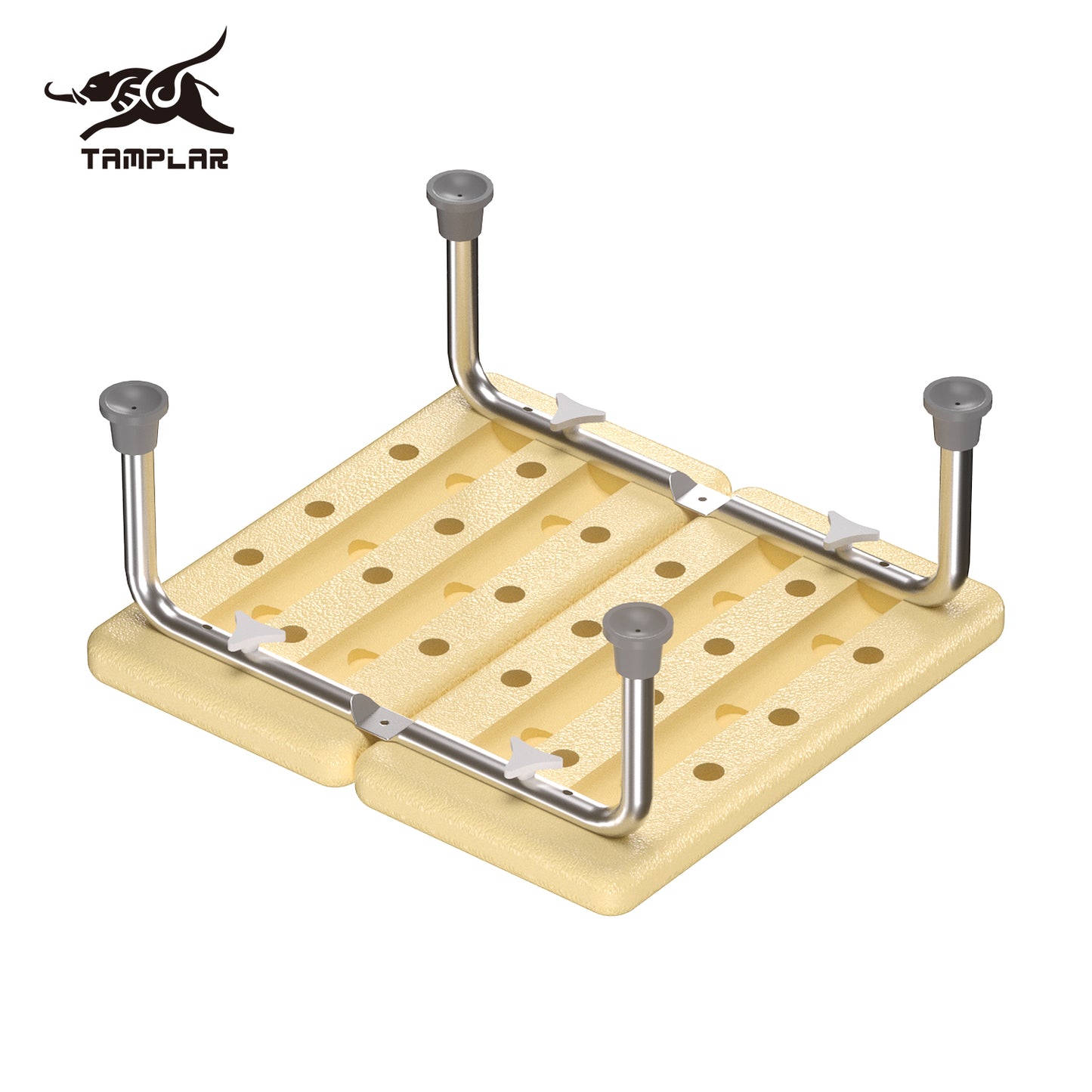 PBLP-4 Standard Height Dog Bath Tub Drain Platform Sturdy Metal Legs for Salon and Home Use OEM Supply Splicing small sizes plate