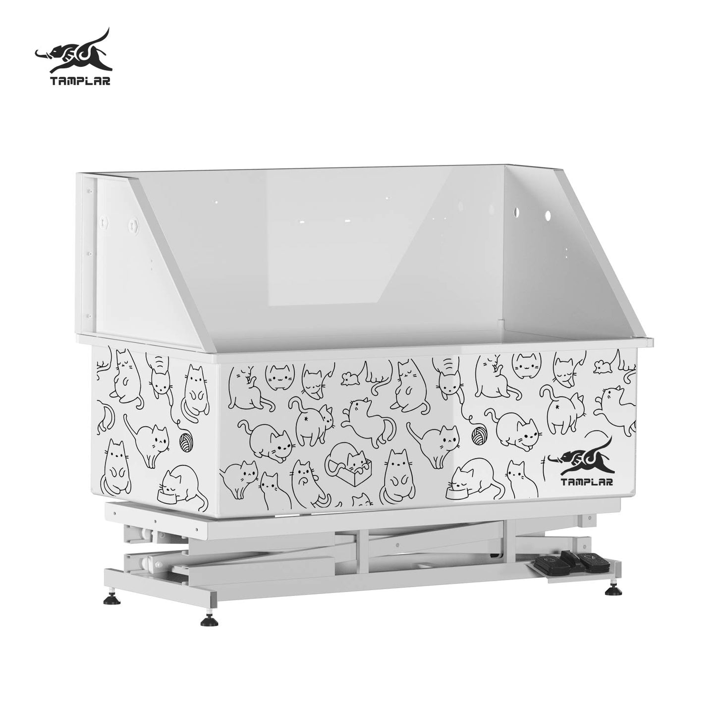 BT-50CE Factory supplier Pet supplies wholesale price dog wash station grooming tub stainless steel with design