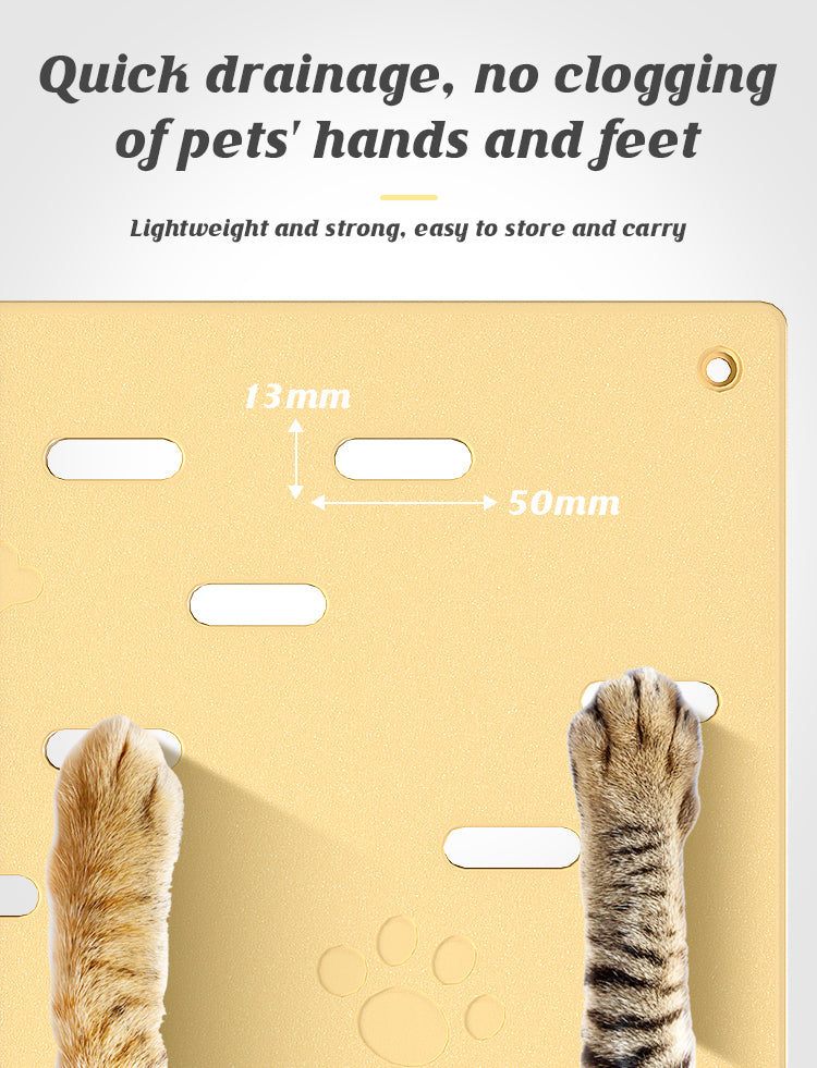 PBLP-2 Wholesale Pet Bath Plate Splash-Proof HDPE material Board Multi Use Factory Direct OEM Pet Grooming salon Hair filter plate