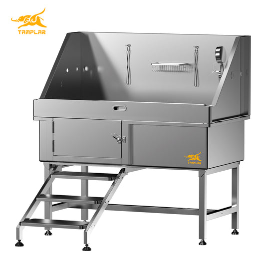 BT-50H Bañera grande para mascotas de 50 pulgadas Bañera para mascotas para perros mayores Bañera ergonómica para mascotas