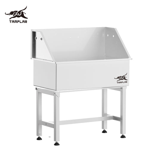 BT-38C Bañera Premium para Mascotas de 38 Pulgadas con Recubrimiento Cerámico, Bañera Profesional para Perros y Gatos para Clínicas Veterinarias OEM/ODM del Fabricante