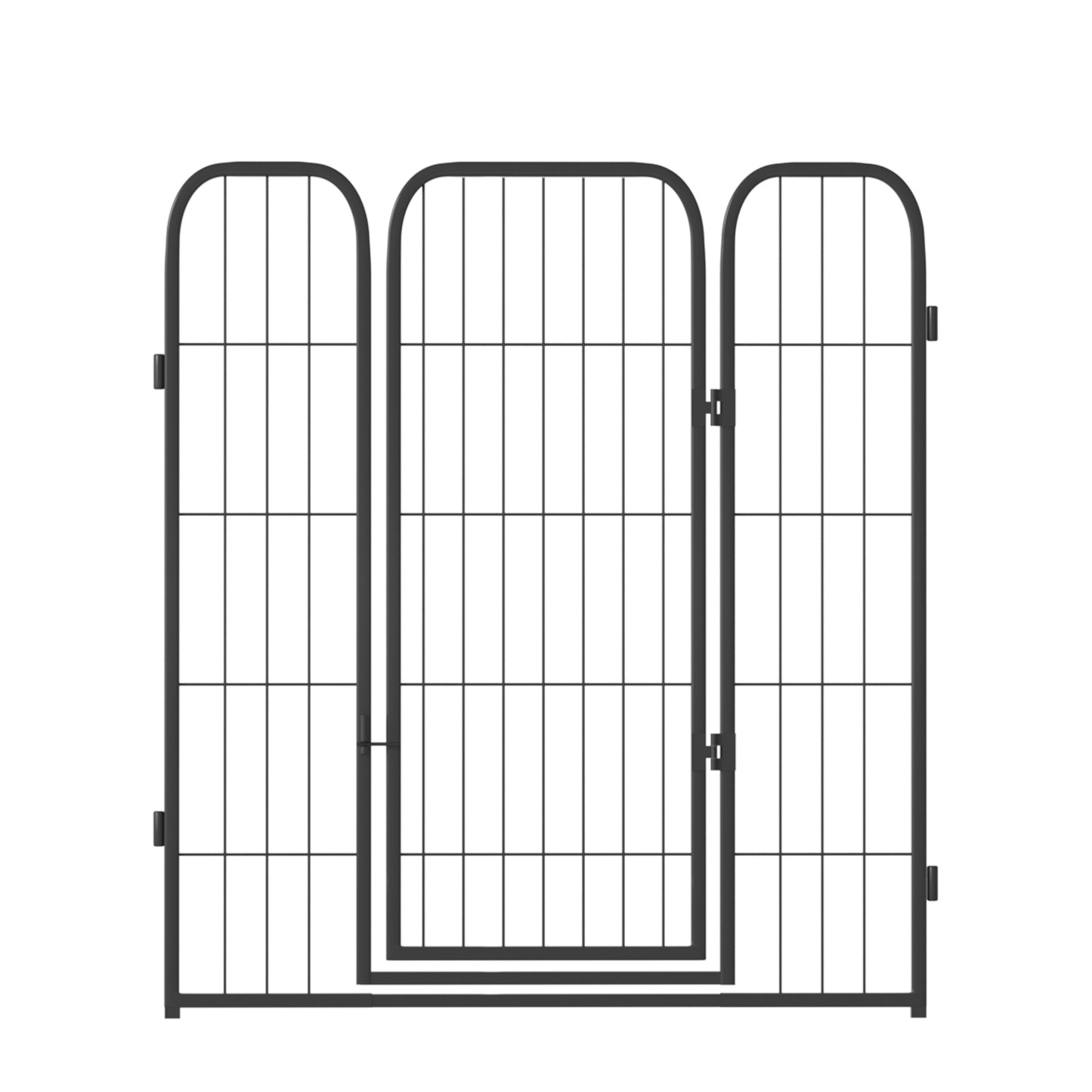 PPI-02C Puppy playpen pet dog fence panels metal dog pen 4/6/8 panels dog playpen fence foldable detachable metal barrier for pet