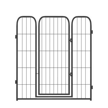 PPI-02C Puppy playpen pet dog fence panels metal dog pen 4/6/8 panels dog playpen fence foldable detachable metal barrier for pet