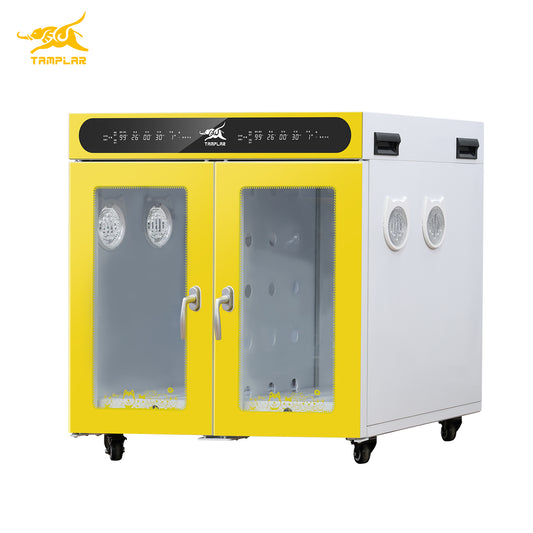 LPDB-02 Secador para mascotas comercial personalizado con viento fuerte y bajo ruido Caja secadora para mascotas Doble Puerta para mascotas grandes