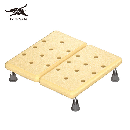 PBLP-4 Plataforma de Drenaje para Bañera de Perro de Altura Estándar con Patas Metálicas Resistentes para Uso en Salón y Hogar Suministro OEM Placa de Tamaños Pequeños para Empalme