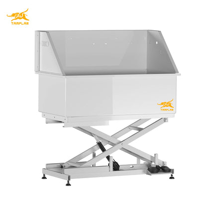 BT-50EC Wholesale Stainless Steel Adjustable Electric Lift Pet Animal Shower Beauty Ceramic Paint Bathtub Dog Sink