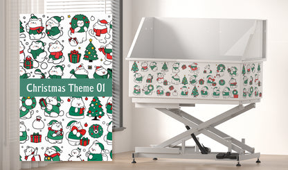 Custom cartoon design pet grooming tub