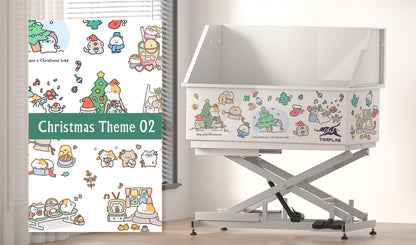 Custom cartoon design pet grooming tub