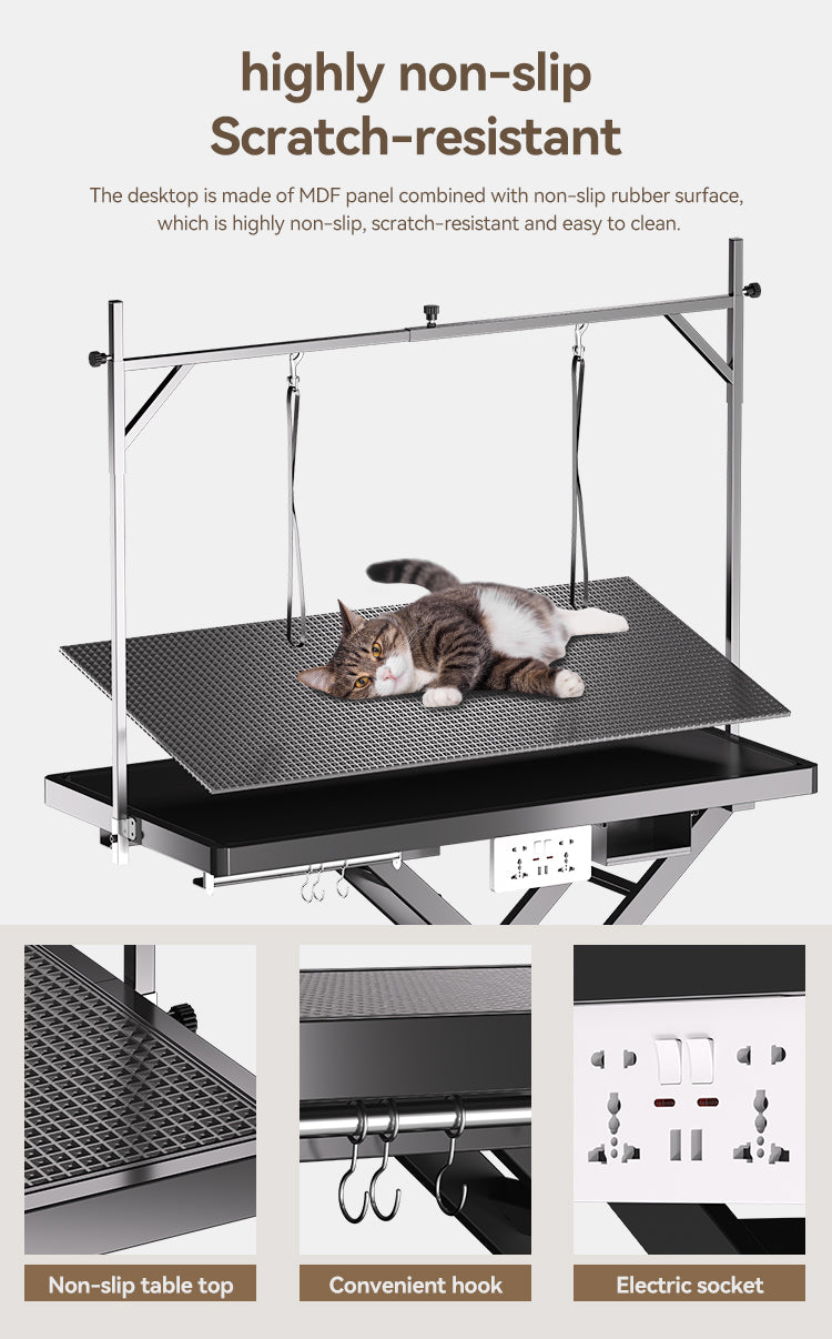 GTE-01R  TAMPLAR electric lift pet grooming table