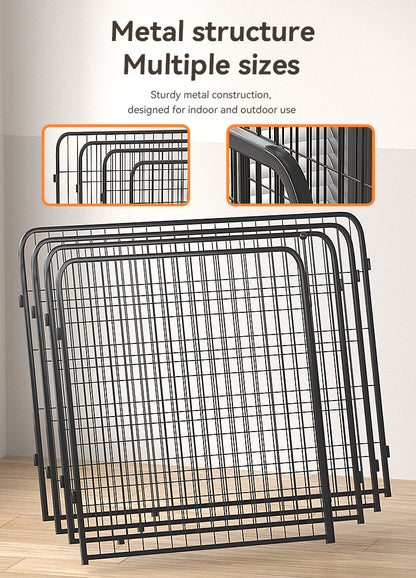 PPI-02C Puppy playpen pet dog fence panels metal dog pen 4/6/8 panels dog playpen fence foldable detachable metal barrier for pet