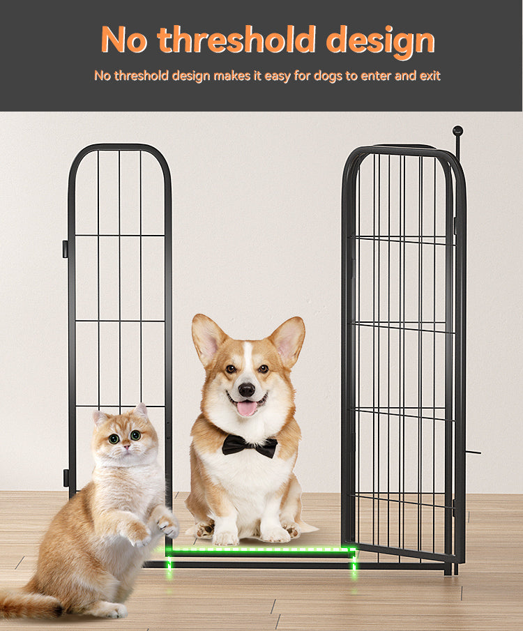 PPI-02C Puppy playpen pet dog fence panels metal dog pen 4/6/8 panels dog playpen fence foldable detachable metal barrier for pet