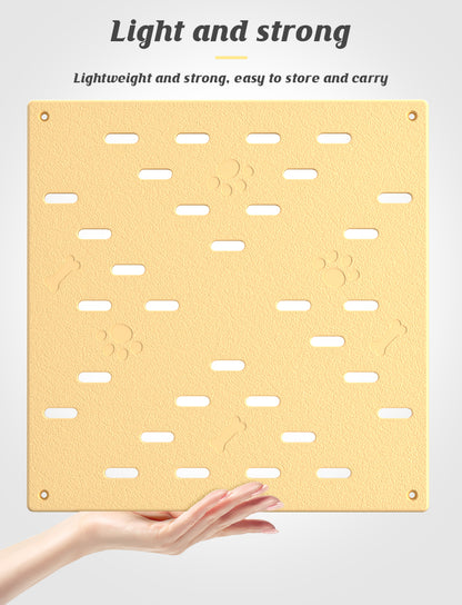 PBLP-4  Standard Height Dog Bath Tub Drain Platform Sturdy Metal Legs for Salon and Home Use OEM Supply Splicing small sizes plate